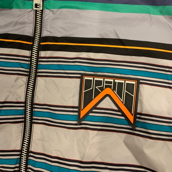 Men’s PRADA Stripe Nylon Reversible Jacket FW18 Size Medium GENUINE - Picture 5 of 13